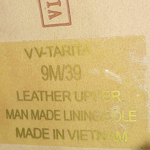 Vince Camuto TARITA Leather Cutout Lace-Up Sandals Size 9 Tan - Picture 7 of 11